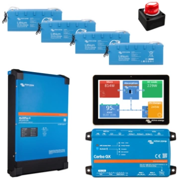 Komplekts DEUS-20kWh-5kVA ar 20kWh LFP akumulatoru