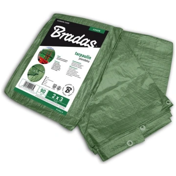 Tents,pārklājs stiklašķiedras GREEN 3x4m,90g/m2 BR