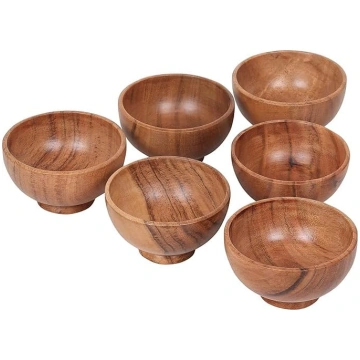LAVAUX Designs 6 mazu akācijas koka trauciņu kompl