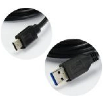 OEM Cable USB A to Type C 3.0 2A HD2 2 m black Gal