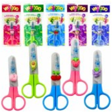 LEAN Two-handed school scissors with safety cap Mi