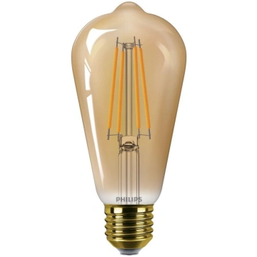 PHILIPS LEd ST64 40W 1800K E27 dzintarota stikla s
