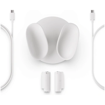 Meta Quest Compact Charging Dock, Quest 3/3S, balt