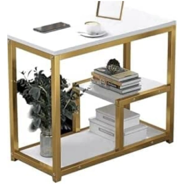 Modern Console Sofa Table with Shelves Entrance Na