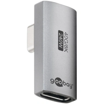 Goobay 74443 USB-C™ Adapter Vertical 90° Rotated, 