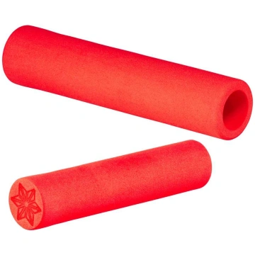 SUPACAZ Supalite Grip - Raudona vairo rankenelės 7