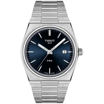 Tissot orologio PRX 40mm blu quarzo acciaio T137.4