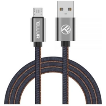 Tellur Data cable, USB to Micro USB, 1m denim 5331