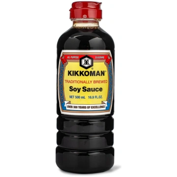 Kikkoman Dabiski brūvēta sojas mērce, 500ml