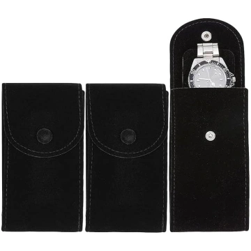 Kiuiom Pack of 2 Watch Storage Bag, pulksteņu glab