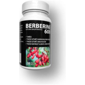 BERBERINE 600 vegānas kapsulas N30