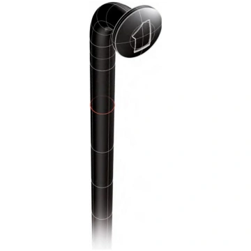 Spieķis Mach1 PLUS 2.00mm 18/8 stainless 14G black