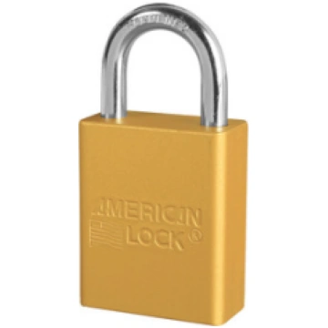 A1105YLW | Anodized Aluminium Padlocks - Keyed Dif
