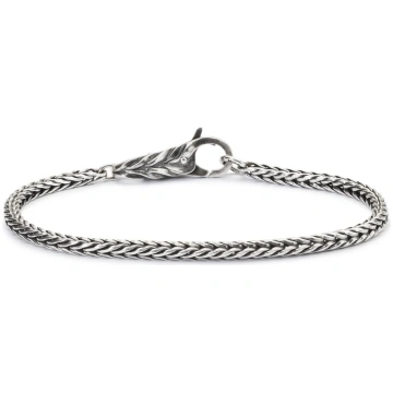 Classic Silver Bracelet with foxtail clasp Trollbe