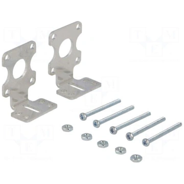 Bracket | silver | for micromotors with gear 120: 