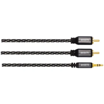 Audio kabelis Avinity 00127077 1.5m 2xRCA 3.5mm Me
