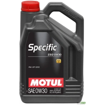Motoreļļa MOTUL Specific 2312 0W30 PSA 5L