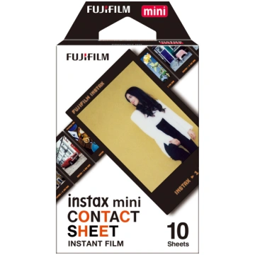 Fujifilm Instax MINI glossy film 10 Contact Sheet