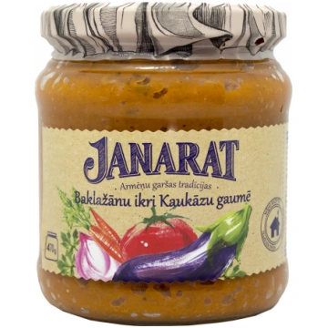 Baklažānu ikri Kaukāzu gaumē 470gr