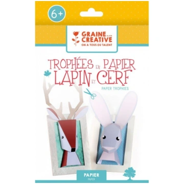 Graine Creative Papīra komplekts bērniem - zaķis u