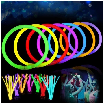 Light stick, tumsā spīdošie kociņi 100gab