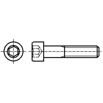 Screw | M4x30 | DIN: 912 | Head: cheese head | imb