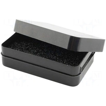 Container: box | with foam lining | ESD | black BE