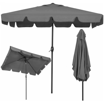 Dārza saulessargs Springos GU0037, 240 cm, ar kloķ