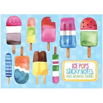 Līmlapiņu komplekts - Ice Pops Sticky Notes, 480 g