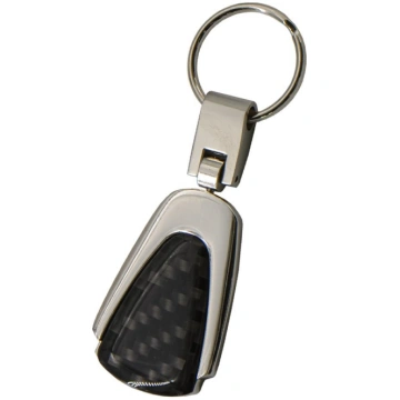 Keychain Carbon chrome insert