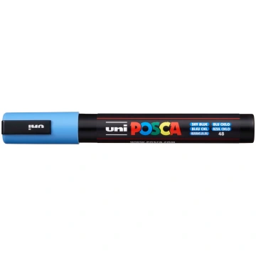 Marķieris ūdens bāzes UNI Posca PC-5M debess zils 