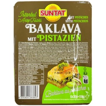 Lukums | Uzkodas - Baklava ar pistācijām, SUNTAT, 
