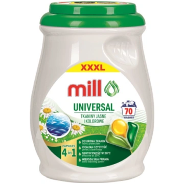 MILL PROFESSIONAL 3-chamber universal laundry caps