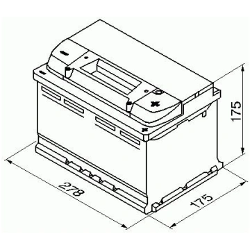 BOSCH S4008 74Ah 680A 12V. BOSCH 0 092 S40 080 (5)