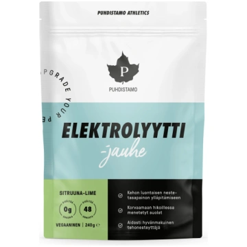Puhdistamo Athletics Electrolyte Powder Lemon Lime