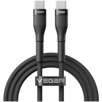Type-C to Type-C Cable VEGER PD 5A 100W CC05 1.5 m