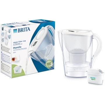Ūdens filtra krūze Brita MARELLA, 2.4 l, balta krā