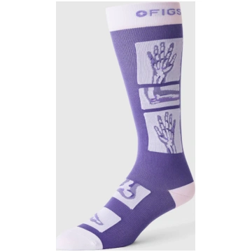 Unisex Amethyst X-Ray - Compression Socks