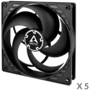 ARCTIC P14 Pressure-Optimised Fans, 3-pin, Black, 