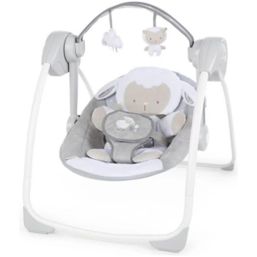 Ingenuity - Bērnu šūpoles ar mūziku CUDDLE LAMB 4x