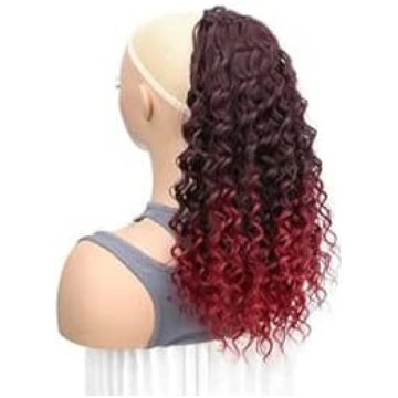 Sievietes 18 collu sintētisko Afro Kinky cirtaini