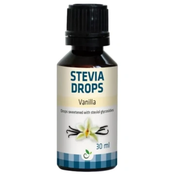 Stēvijas pilieni Sukrin ar vaniļas garšu, 30 ml Pr