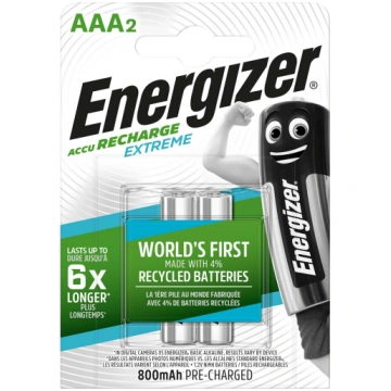 Uzlādējamās baterijas Energizer, AAA, 800 mAh, 2 g
