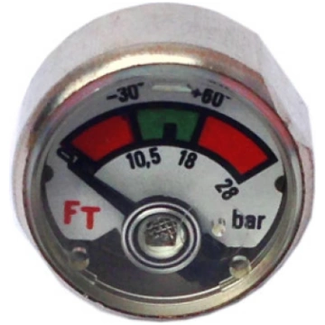 Manometrs MP 4 -12kg 15Bar (Ogniohron)