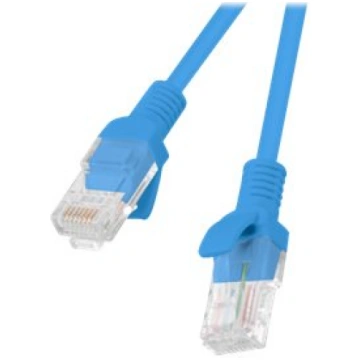 Lanberg patch cable - 5 m - blue, RAL 5012 PCU5-10