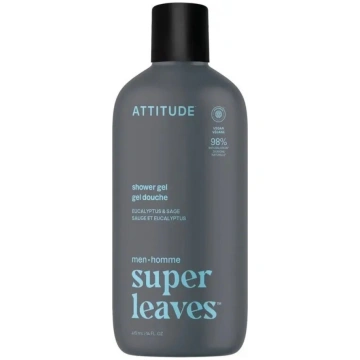 Dušas želeja Attitude SUPER LEAVES MEN eikalipts u