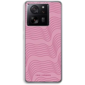 13T Pro Transparent Case - Topo Lines CaseCompany