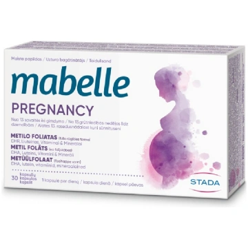 MABELLE Pregnancy kapsulas, 30 gab. WALMARK