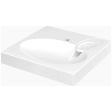 PAA izlietne CLARO MINI 600x500 mm ar kronšteiniem