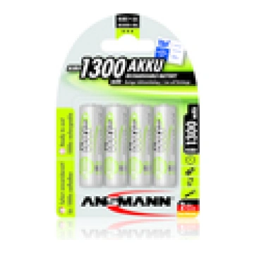 1x4 Ansmann maxE NiMH rech. bat Mignon AA 1300 mAh